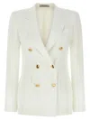 Tagliatore Doublebreasted Blazer In White
