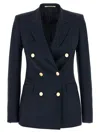 Tagliatore Double-breasted Tailored Blazer With Central Vent