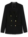 Tagliatore Double-breasted Blazer In Black