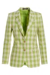 Tagliatore Paris Checkered Blazer Jacket With Front Pockets
