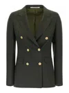 Tagliatore Parigi Double-breasted Peak-lapel Blazer In Multi