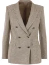 Tagliatore Parigi Blazer In Neutrals