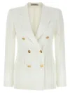 Tagliatore Double-breasted Jacket In White
