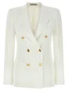 Tagliatore Doublebreasted Blazer In White