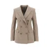 Tagliatore Parigi Virgin Wool And Cashmere Blazer In Neutral