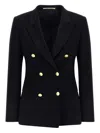 Tagliatore Double-breasted Tailored Blazer In Blue