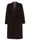 Tagliatore Paris Double-breasted Coat Clothing In Black