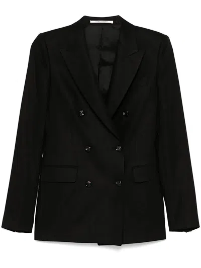 TAGLIATORE PARIGI DOUBLE-BREASTED LINEN BLAZER