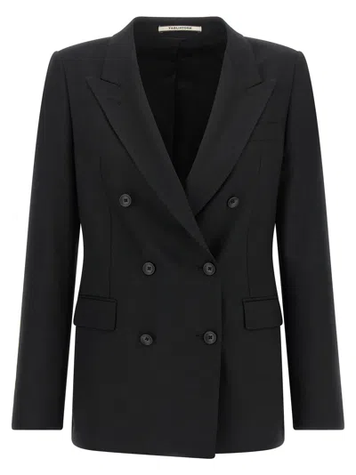 Tagliatore Parigi Double-breasted Blazer In Black