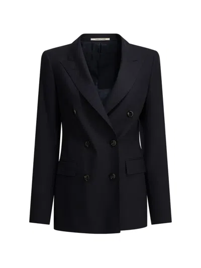 Tagliatore Parigi Double-breasted Blazer In Blue