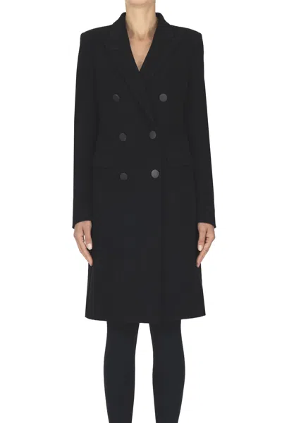 Tagliatore Parigi Double-breasted Coat In Black