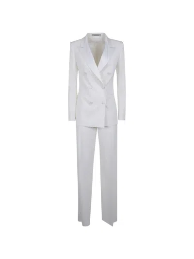 Tagliatore Parigi Double-breasted Suit In White
