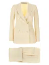 Tagliatore Parisian Coat Double-breasted Flap Pockets In Beige
