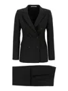 Tagliatore Tailored Black Blazer With Double-breasted Design And Structured Lapel In Black
