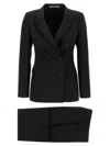 Tagliatore Tailored Black Blazer With Double-breasted Design And Structured Lapel In Black
