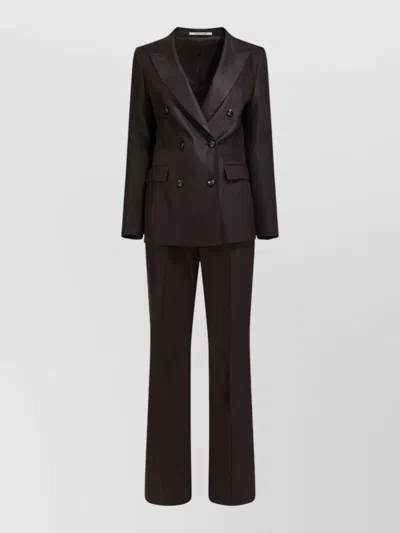 Tagliatore Parigi Formal Suit Double Breasted In Brown