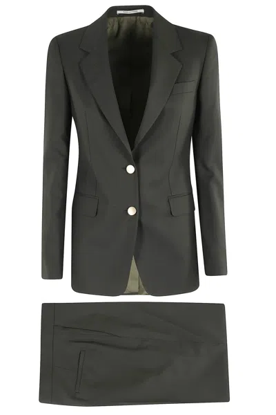 Tagliatore Single-breasted Suit In Green