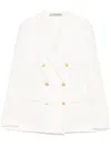 Tagliatore Doublebreasted Jacket In White