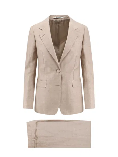 Tagliatore Parigi Linen And Cotton Suit