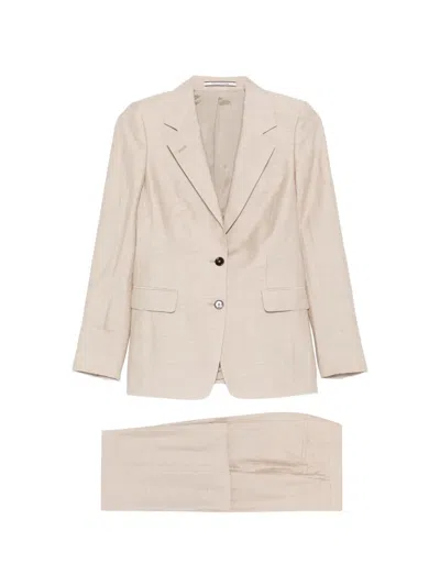 Tagliatore Parigi Notched-lapel Suit In Animal Print