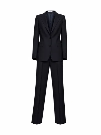 Tagliatore Parigi Pant Suit In Blue