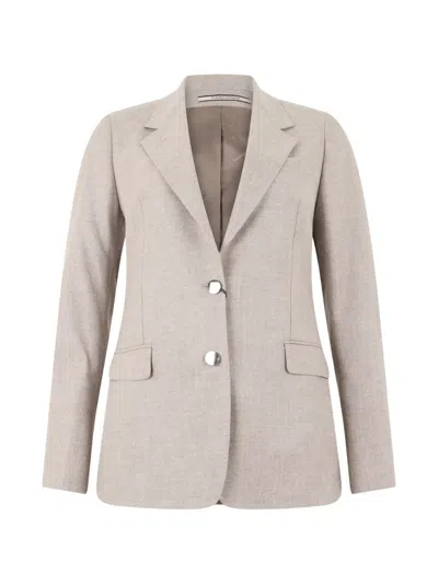 Tagliatore Parigi Single-breasted Blazer In Neutral