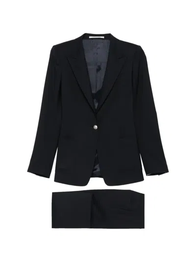 Tagliatore Parigi Single-breasted Suit In Black