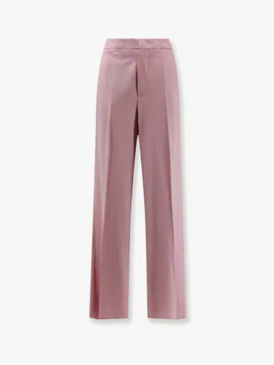 Tagliatore Parigi Stretch Virgin Wool Trousers In Pink