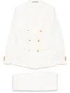 Tagliatore Cotton Single-breasted Jacket In 白色