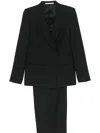 Tagliatore Black Double-breasted Parigi In Black