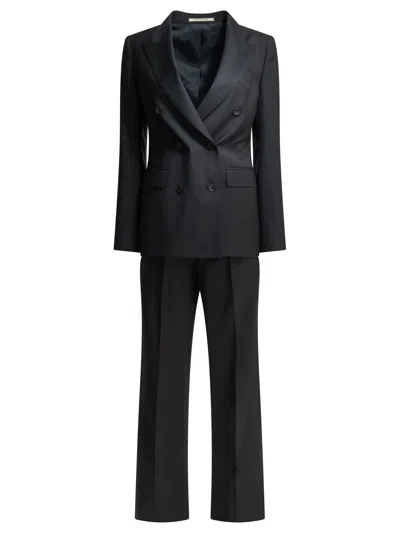 Tagliatore Double-breasted Suit In Blue