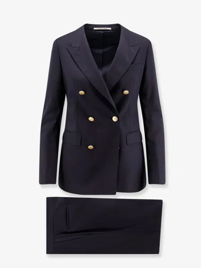 Tagliatore Parigi Wool Blend Tailleur In Blue