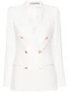 Tagliatore Women's Double-breasted Jacket In White