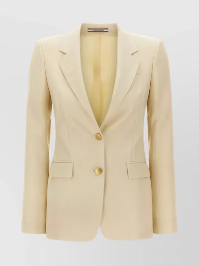 Tagliatore Paris Blazer Featuring Back Vent In Neutral