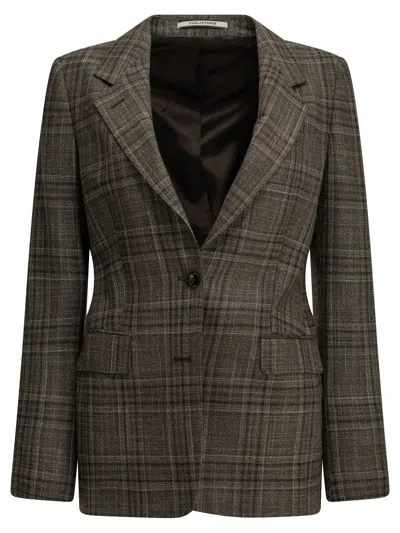Tagliatore "paris" Blazer In Gray