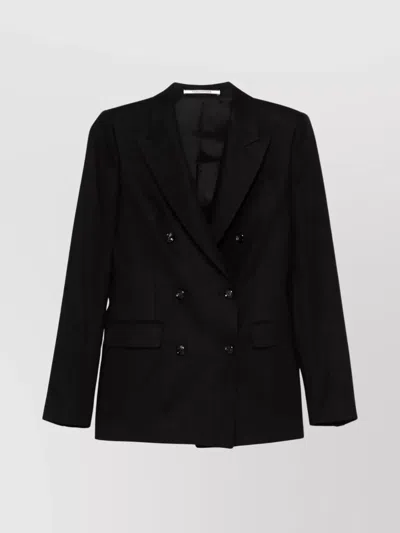 TAGLIATORE PARIS DOUBLE-BREASTED LINEN BLAZER