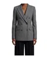 Tagliatore Paris Herringbone-pattern Double-breasted Blazer In Gray