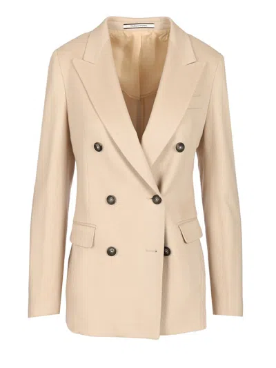 Tagliatore Paris Jackets Beige In Neutral