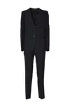 Tagliatore Paris Outfit In Black Virgin Wool Blend
