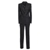Tagliatore Paris Suit In Black Virgin Wool Blend In Black