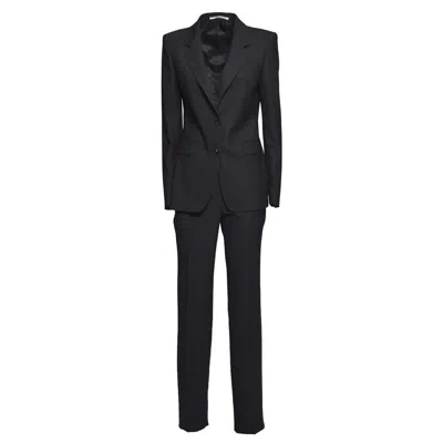 TAGLIATORE PARIS SUIT IN BLACK VIRGIN WOOL BLEND