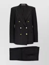 Tagliatore Parisian Double-breasted Suit Gold Accents