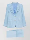 Tagliatore Parisian Flap Pocket Suit With Wide-leg Trousers