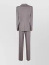 Tagliatore "parisian" Single-breasted Suit Flap Pockets In Gray