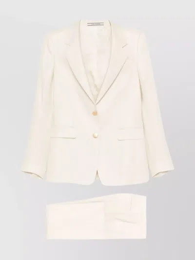 Tagliatore Parisian Suit With Flap Pockets And Notch Lapels