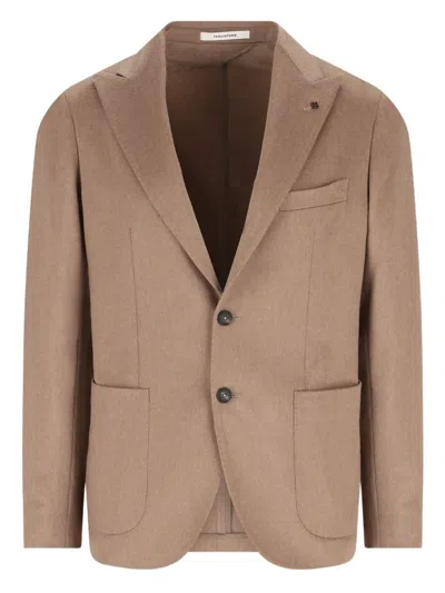 Tagliatore Patch-pocket Blazer In Neutral
