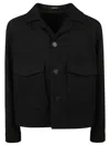 Tagliatore Patched Front Pockets Buttoned Jacket