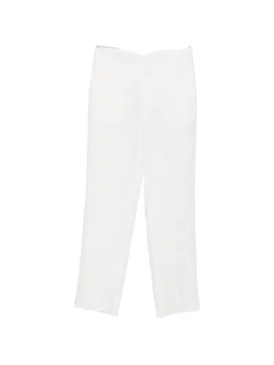 Tagliatore Patch-pocket Trousers In White