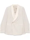 Tagliatore Patterned-jacquard Blazer In Neutrals