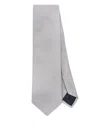 Tagliatore Patterned-jacquard Tie In Grey